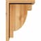 Ekena Millwork Alpine Rough Sawn Corbel w/Backplate, Western Red Cedar, 8"W x 10"D x 14"H COR08X10X14ALP01RWR - alternate 4